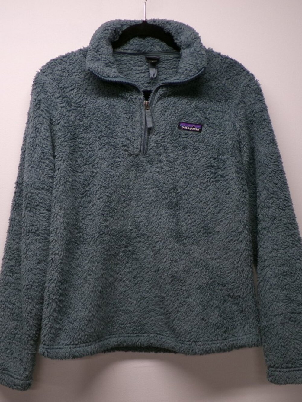Patagonia Los Gatos 1/4 Zip Pullover Fleece Jacket Women's S Shadow Blue #25235